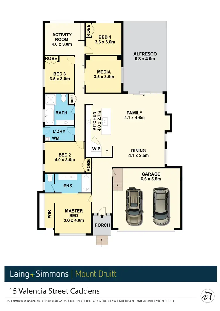 Floorplan of Homely house listing, 15 Valencia Street, Caddens NSW 2747