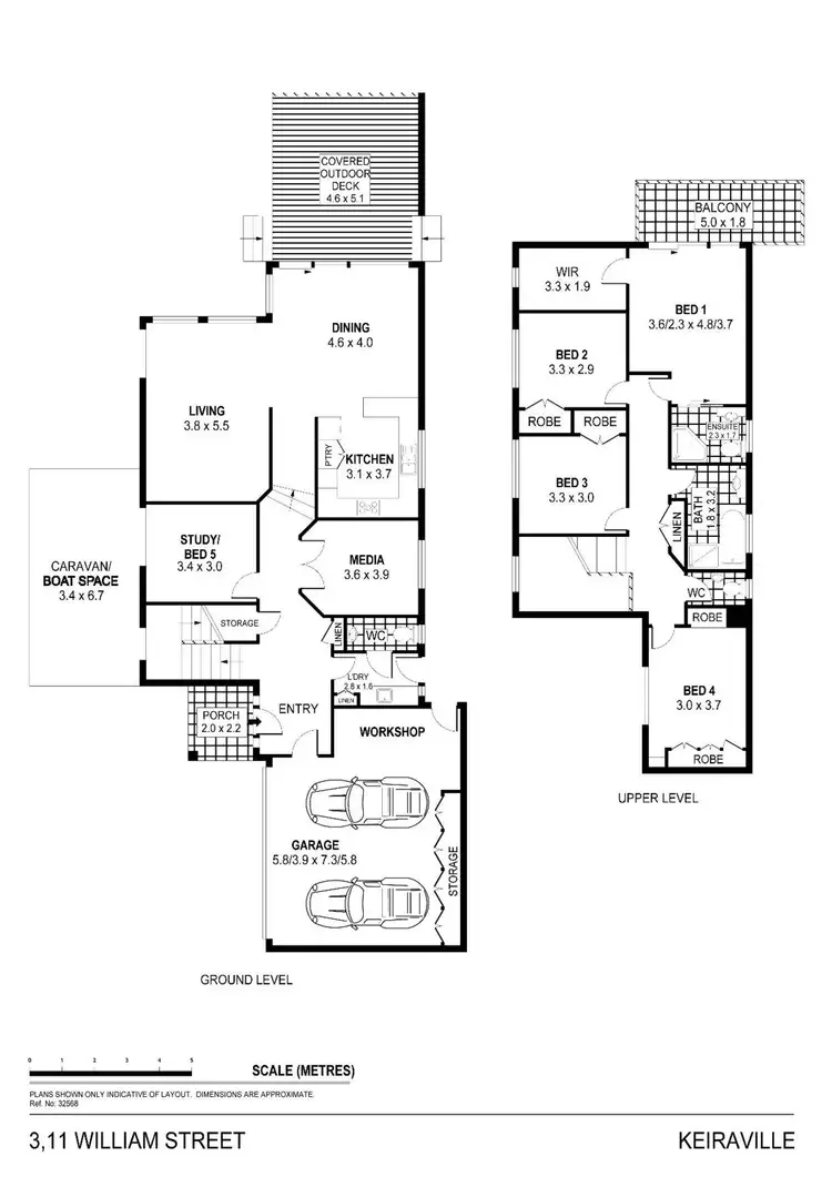 Floorplan of Homely townhouse listing, 3/11 William Street, Keiraville NSW 2500