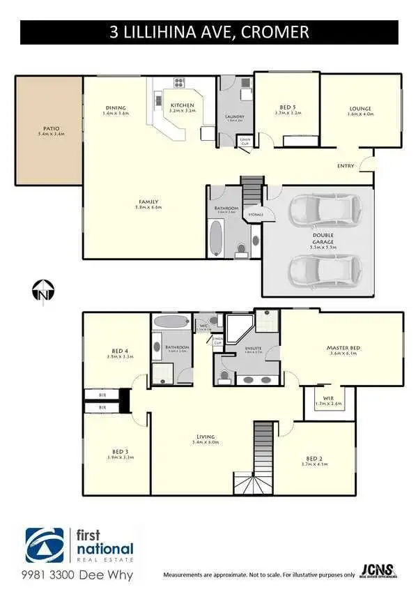 Floorplan of Homely house listing, 3 Lillihina Avenue, Cromer NSW 2099
