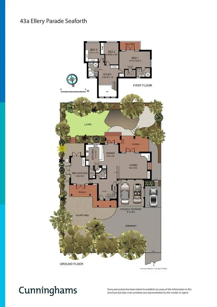 Floorplan of Homely house listing, 43a Ellery Parade, Seaforth NSW 2092