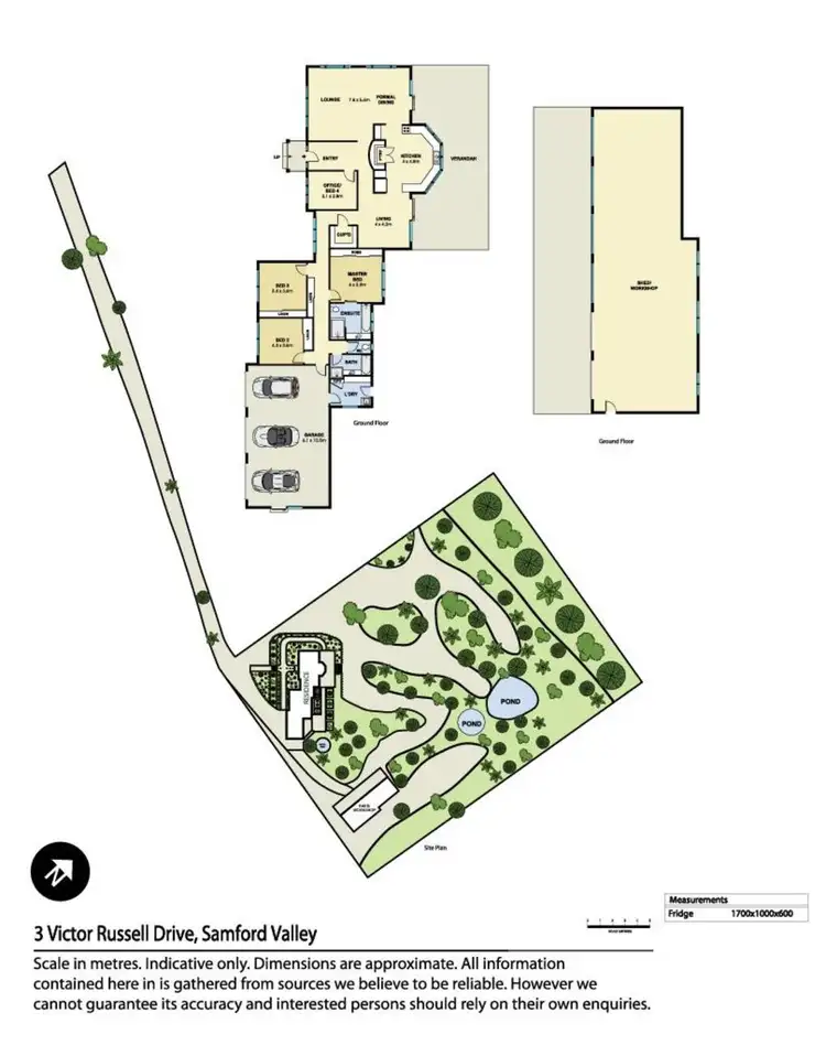 Floorplan of Homely house listing, 3 Victor Russell Drive, Samford Valley QLD 4520