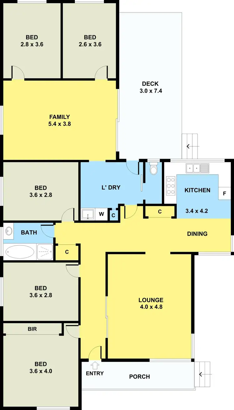 Floorplan of Homely house listing, 13 Cherwell Avenue, Glenroy VIC 3046