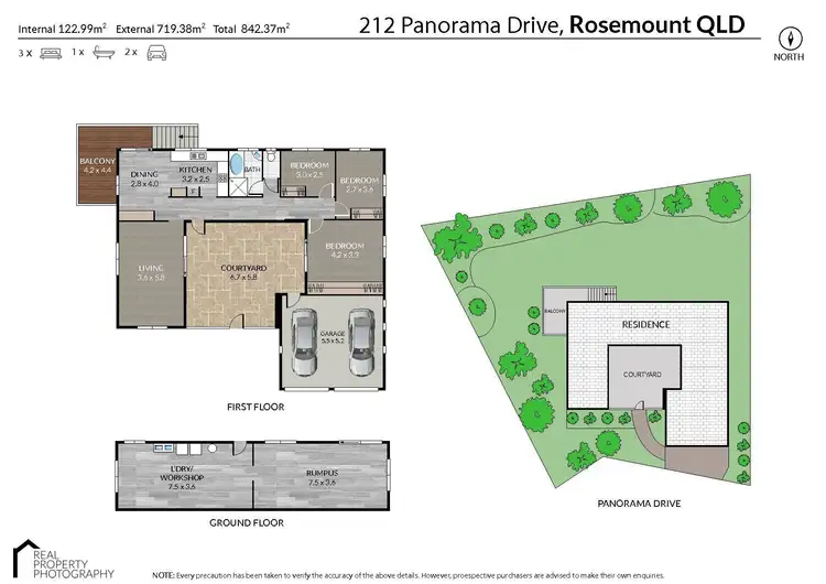 Floorplan of Homely house listing, 212 Panorama Drive, Rosemount QLD 4560