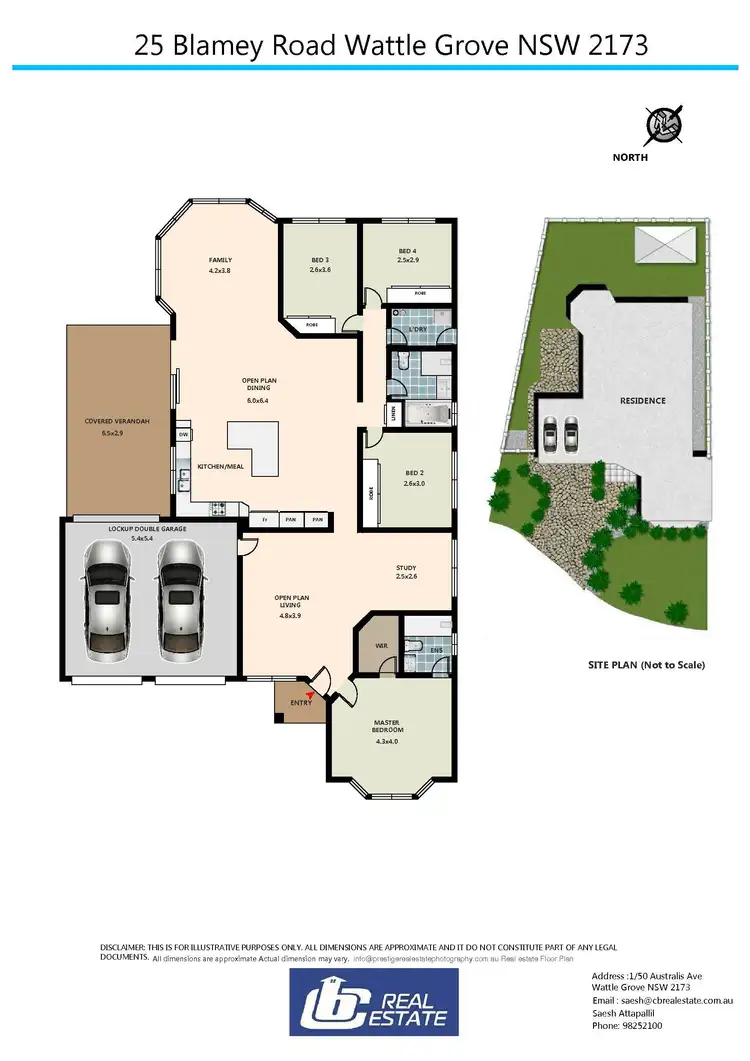 Floorplan of Homely house listing, 25 Blamey Road, Wattle Grove NSW 2173