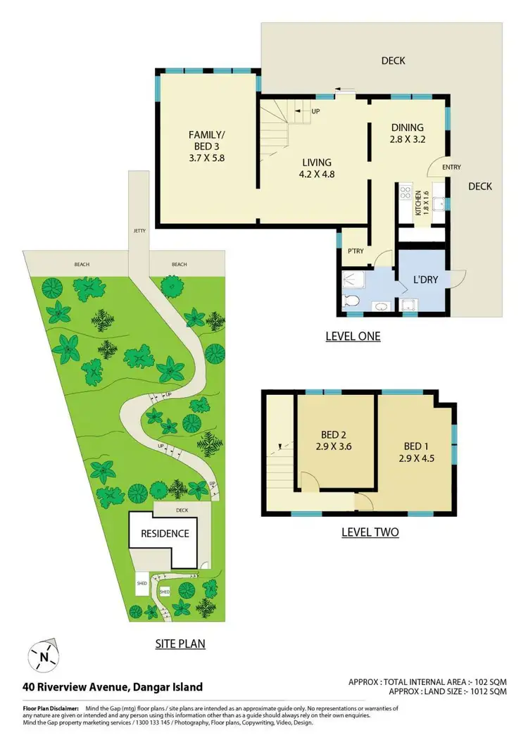 Floorplan of Homely house listing, 40 Riverview Avenue, Dangar Island NSW 2083