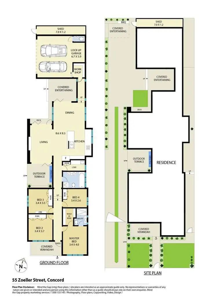 Floorplan of Homely house listing, 55 Zoeller Street, Concord NSW 2137