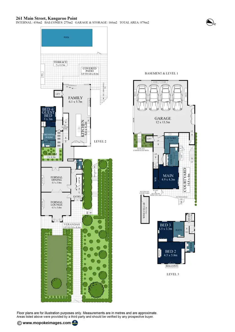 Floorplan of Homely house listing, 261 Main Street, Kangaroo Point QLD 4169