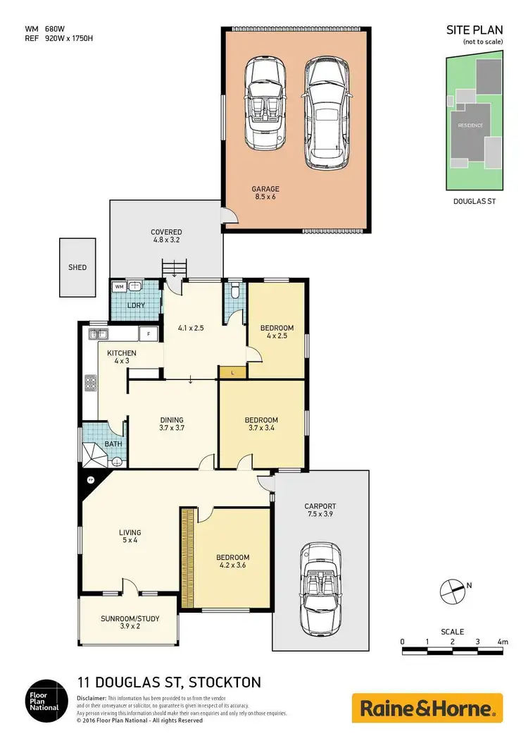 Floorplan of Homely house listing, 11 Douglas Street, Stockton NSW 2295