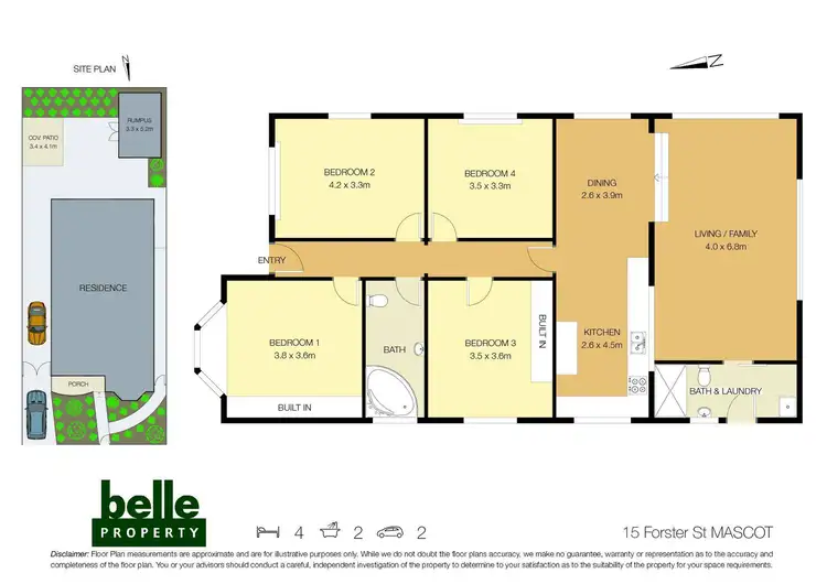Floorplan of Homely house listing, 15 Forster Street, Mascot NSW 2020