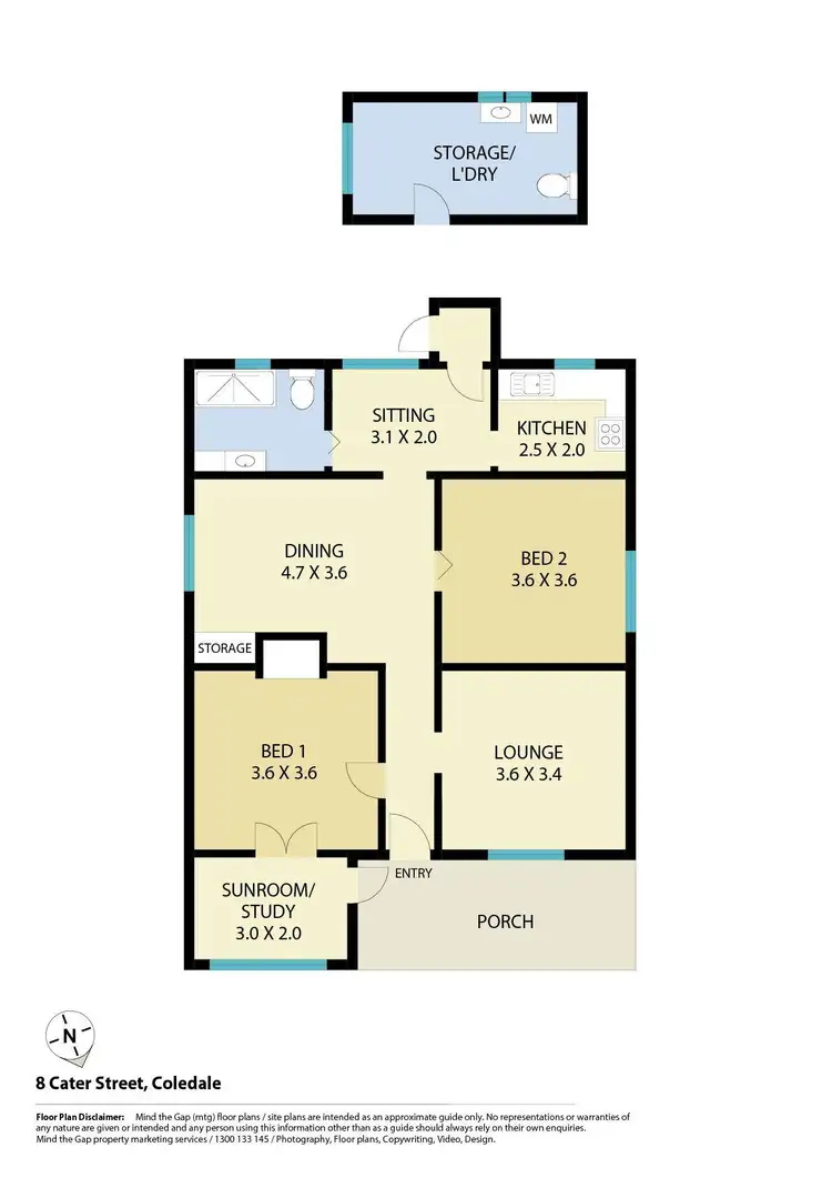 Floorplan of Homely house listing, 8 Cater Street, Coledale NSW 2515