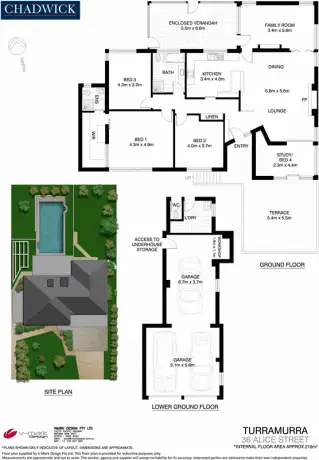 Floorplan of Homely house listing, 36 Alice Street, Turramurra NSW 2074