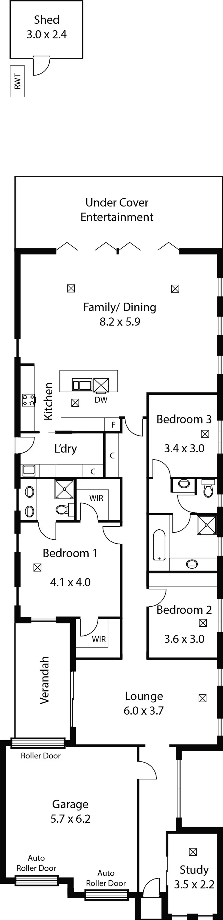 Floorplan of Homely house listing, 4a Samuel Street, Tranmere SA 5073