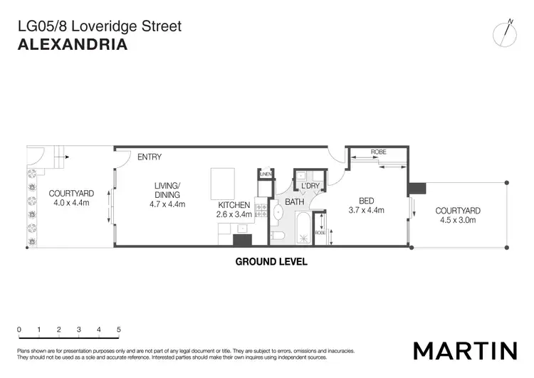 Floorplan of Homely apartment listing, LG05/8 Loveridge Street, Alexandria NSW 2015