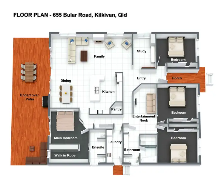 Floorplan of Homely house listing, 655 Bular Road, Kilkivan QLD 4600