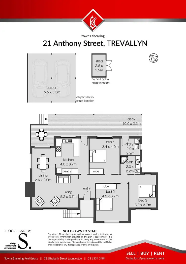 Floorplan of Homely house listing, 21 Anthony Street, Trevallyn TAS 7250