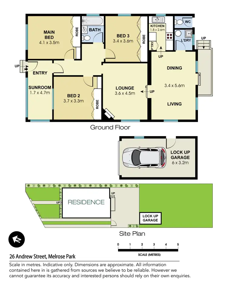 Floorplan of Homely house listing, 26 Andrew Street, Melrose Park NSW 2114