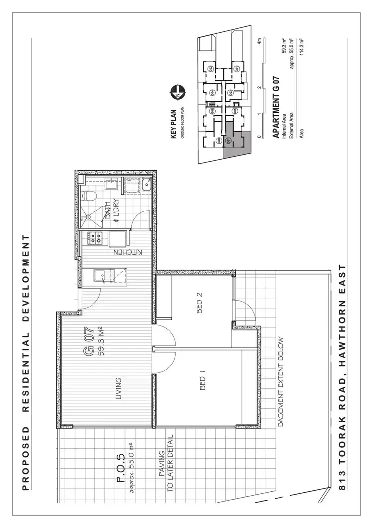 Floorplan of Homely apartment listing, 813 Toorak Road, Hawthorn East VIC 3123