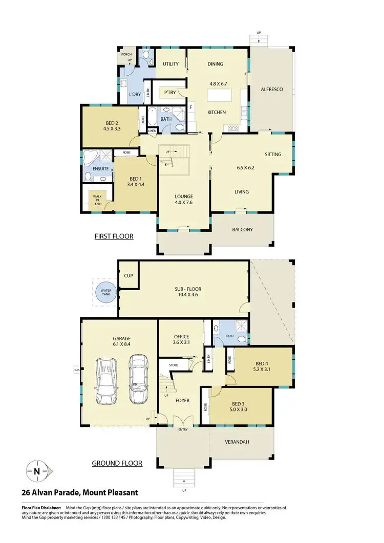 Floorplan of Homely house listing, 26 Alvan Parade, Mount Pleasant NSW 2519