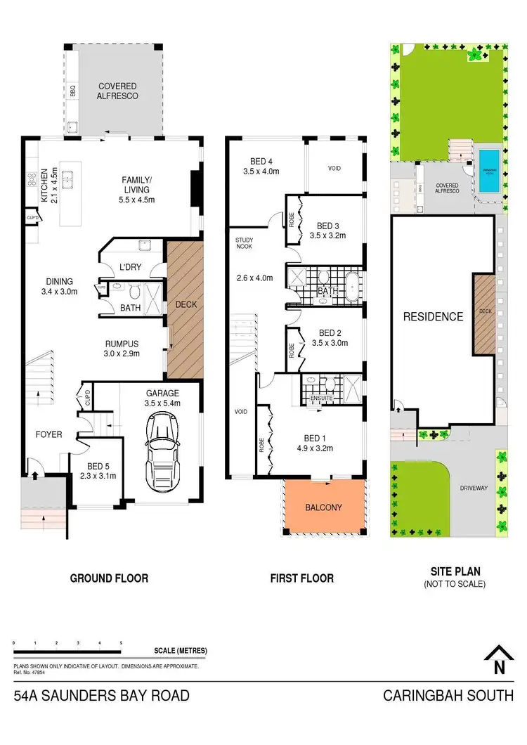 Floorplan of Homely semi-detached listing, 54a Saunders Bay Road, Caringbah South NSW 2229