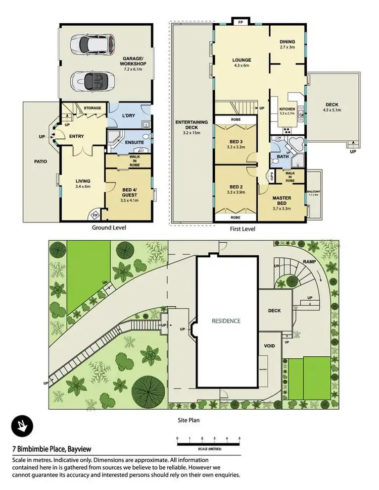 Floorplan of Homely house listing, 7 Bimbimbie Place, Bayview NSW 2104