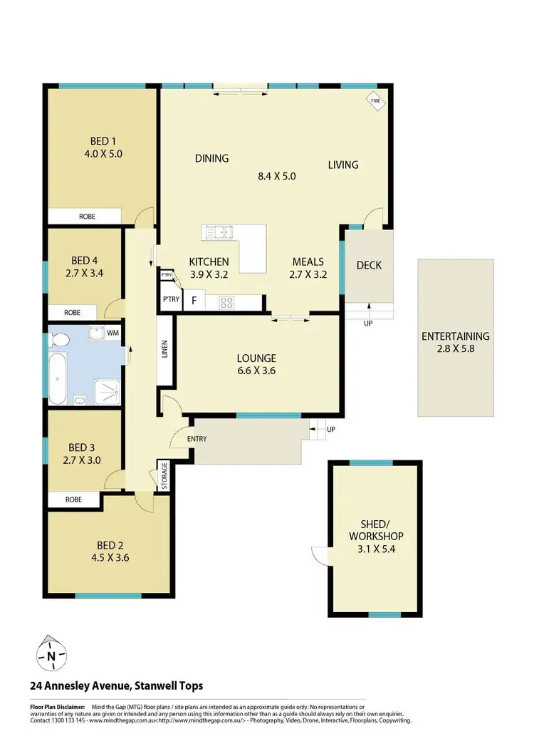 Floorplan of Homely house listing, 24 Annesley Avenue, Stanwell Tops NSW 2508