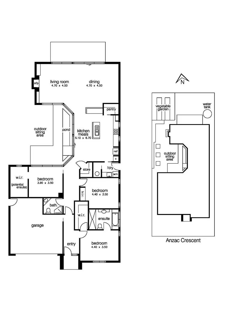 Floorplan of Homely house listing, 33 Anzac Crescent, Williamstown VIC 3016