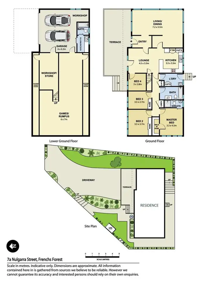 Floorplan of Homely house listing, 7a Nulgarra Street, Frenchs Forest NSW 2086
