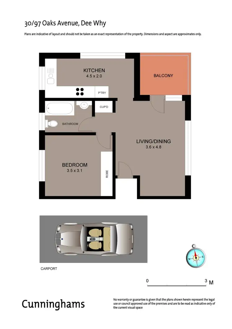 Floorplan of Homely apartment listing, 30/97-99 Oaks Avenue, Dee Why NSW 2099