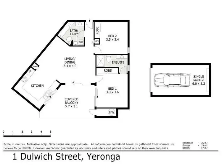Floorplan of Homely apartment listing, 5/1 Dulwich Road, Yeronga QLD 4104