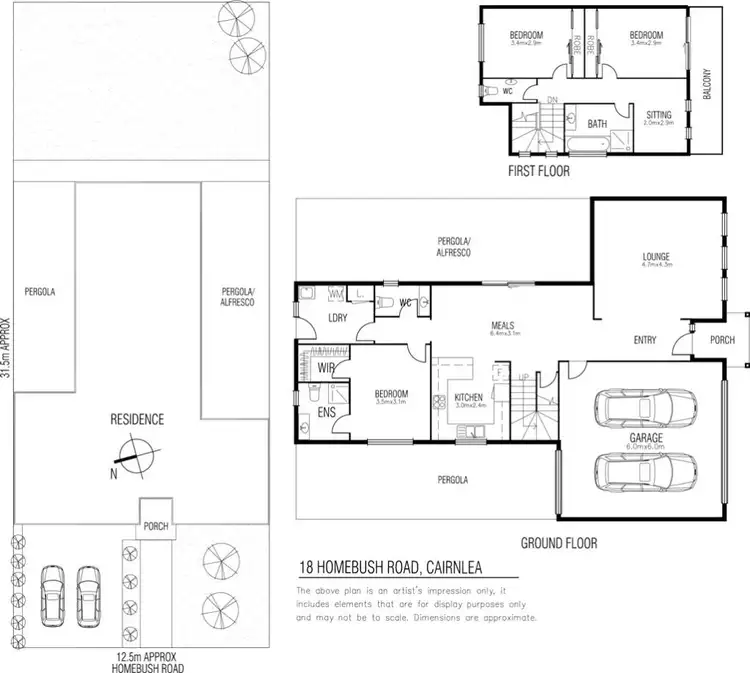 Floorplan of Homely house listing, 18 Homebush Road, Cairnlea VIC 3023