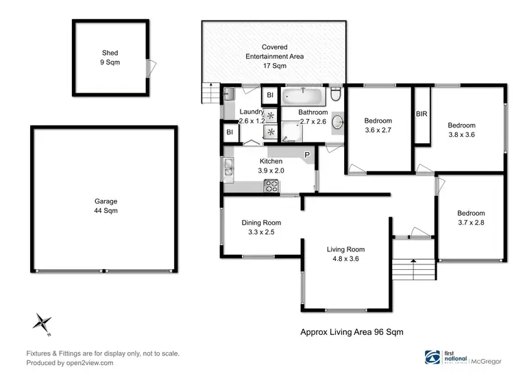 Floorplan of Homely house listing, 17 Gallahar Place, Bridgewater TAS 7030