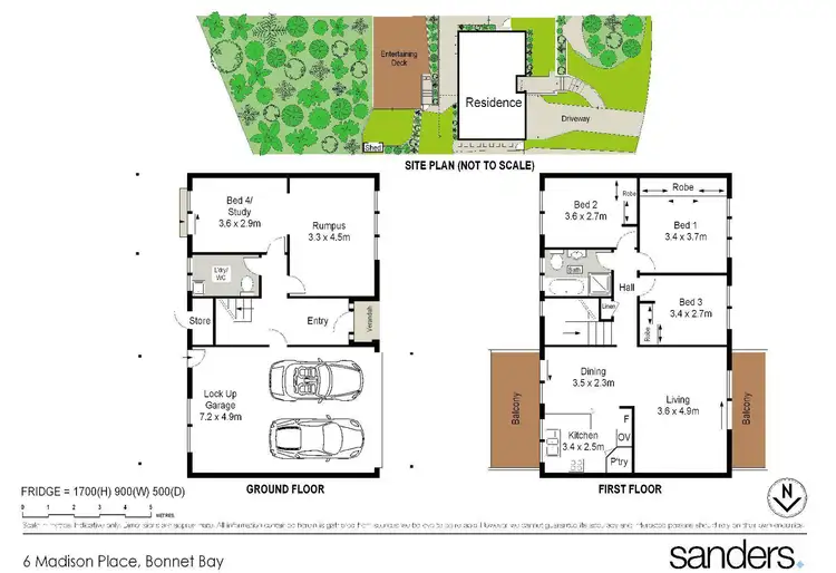 Floorplan of Homely house listing, 6 Madison Place, Bonnet Bay NSW 2226