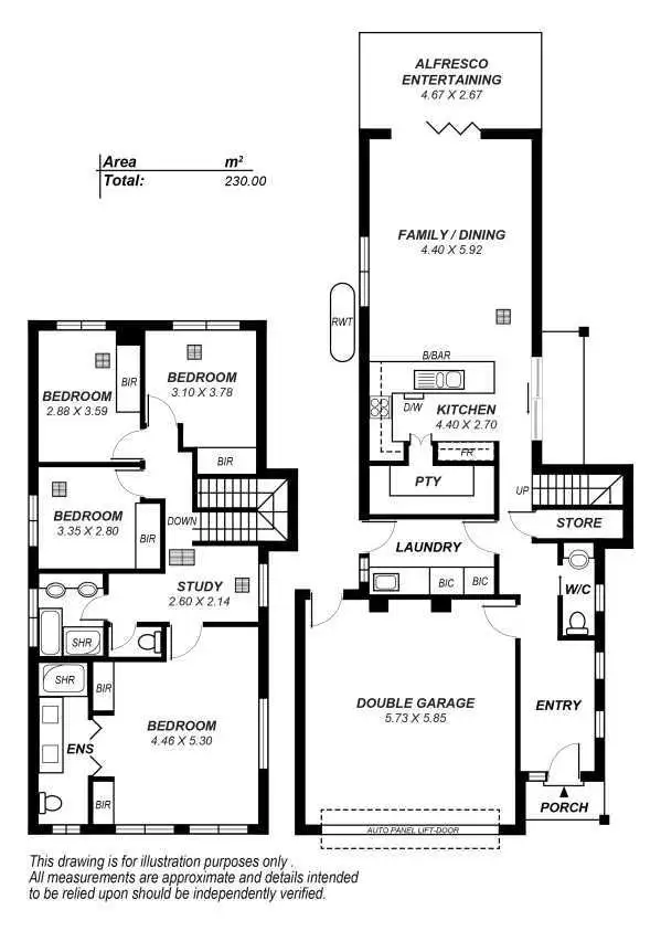 Floorplan of Homely house listing, 22B Renown Avenue, Tranmere SA 5073