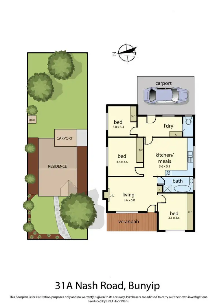 Floorplan of Homely house listing, 31A Nash Road, Bunyip VIC 3815