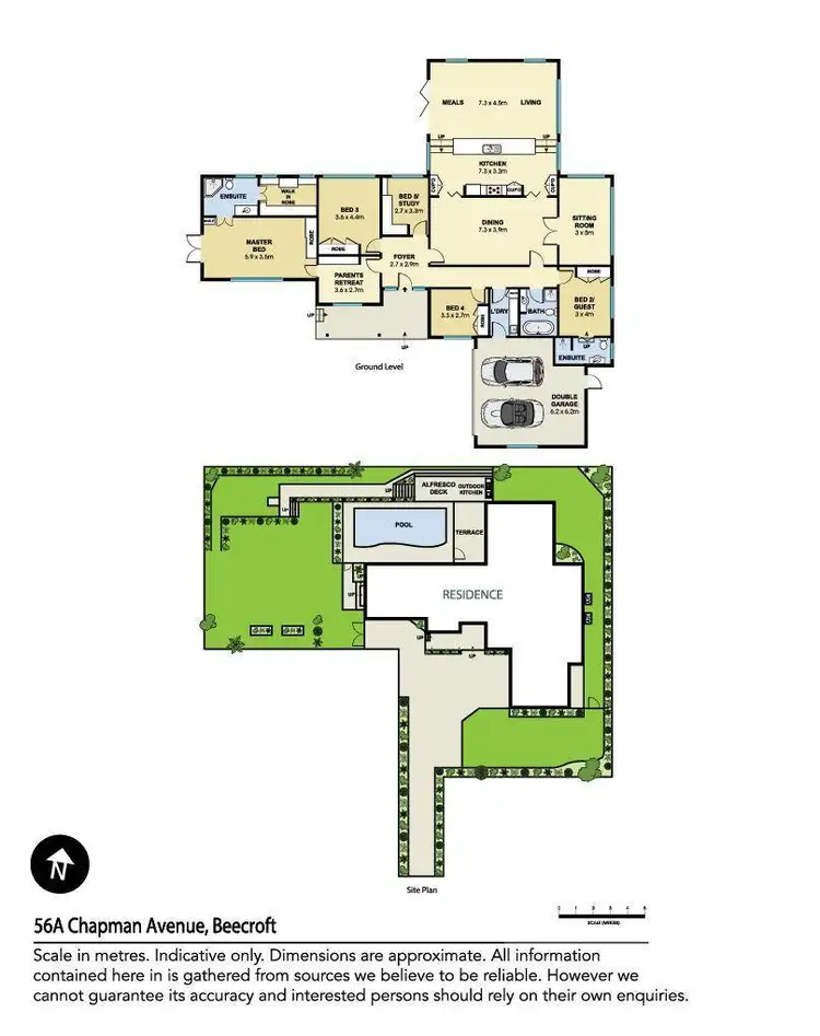 Floorplan of Homely house listing, 56A Chapman Avenue, Beecroft NSW 2119