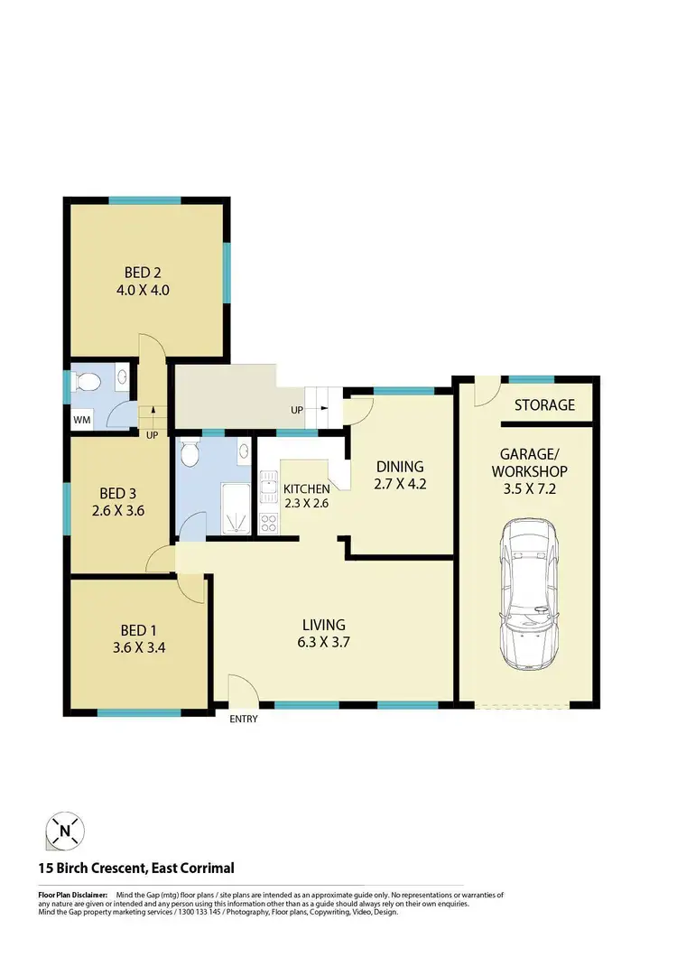 Floorplan of Homely house listing, 15 Birch Crescent, East Corrimal NSW 2518