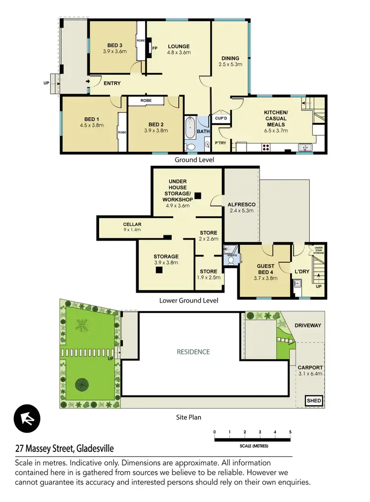 Floorplan of Homely house listing, 27 Massey Street, Gladesville NSW 2111