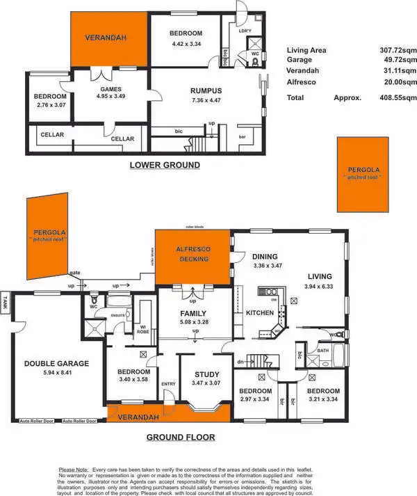 Floorplan of Homely house listing, 10 Ainsley Court, Athelstone SA 5076