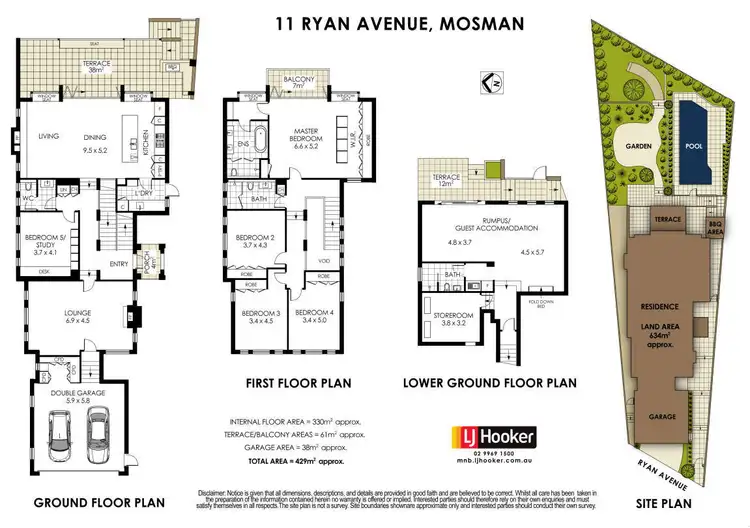 Floorplan of Homely house listing, 11 Ryan Avenue, Mosman NSW 2088