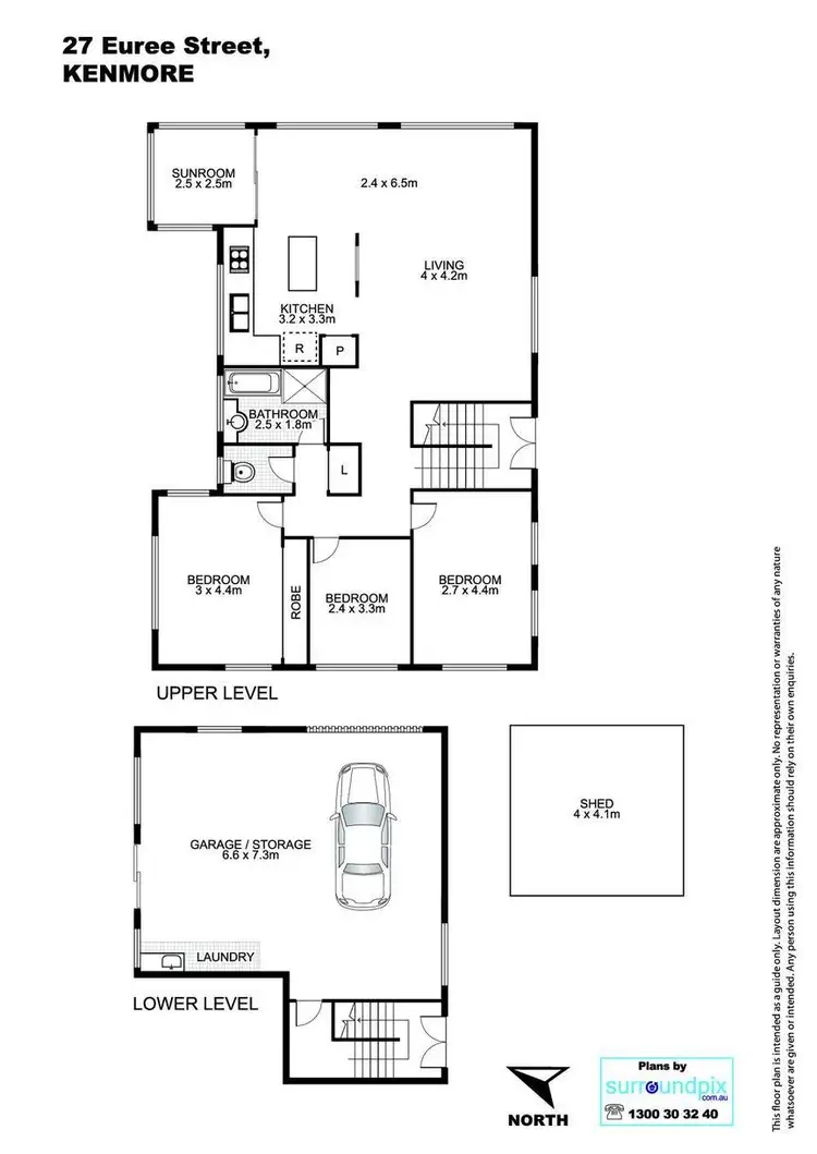 Floorplan of Homely house listing, 27 Euree Street, Kenmore QLD 4069