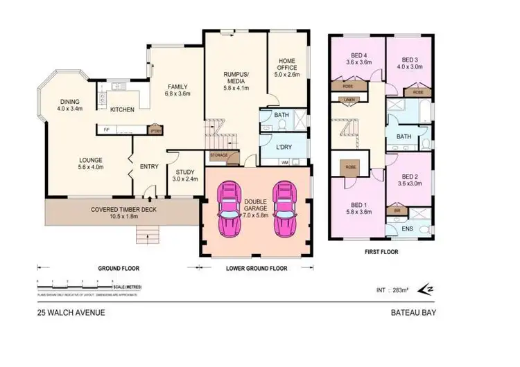 Floorplan of Homely house listing, 25 Walch Avenue, Bateau Bay NSW 2261