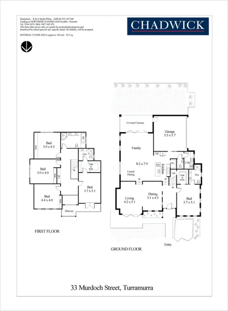 Floorplan of Homely house listing, 33 Murdoch Street, Turramurra NSW 2074