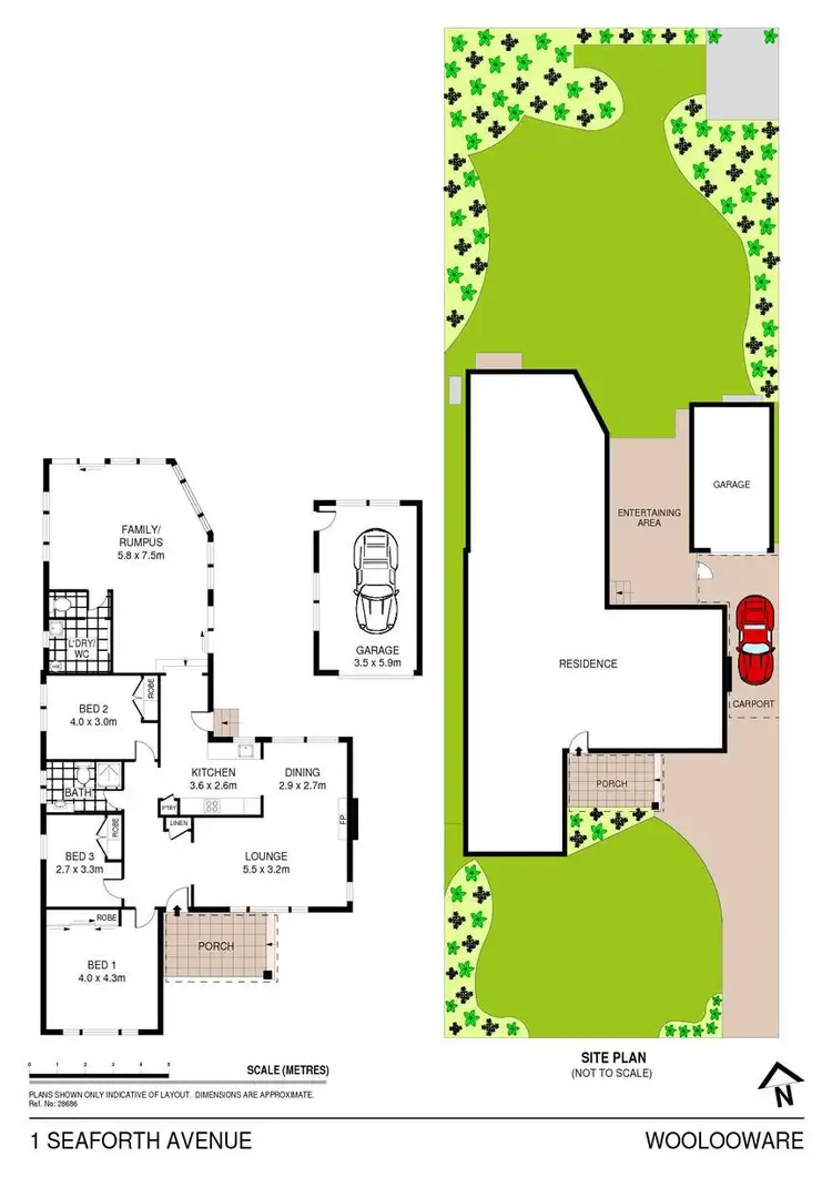 Floorplan of Homely house listing, 1 Seaforth Avenue, Woolooware NSW 2230