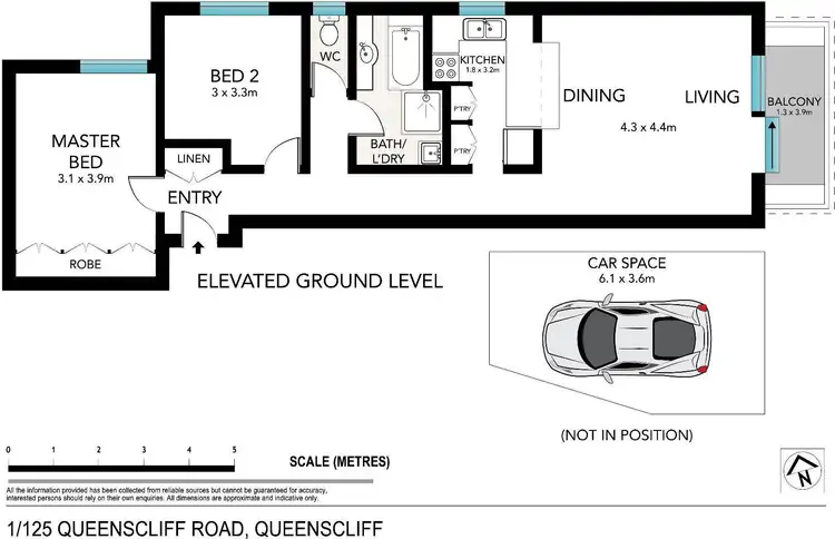 Floorplan of Homely apartment listing, 1/125 Queenscliff Road, Queenscliff NSW 2096