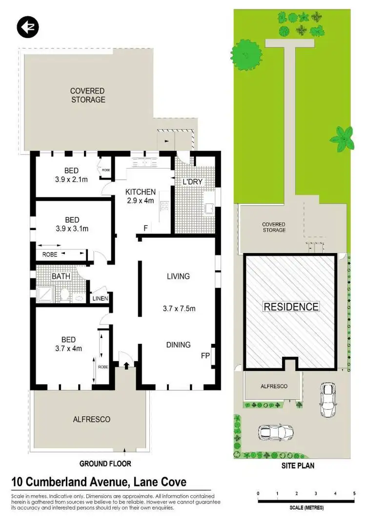 Floorplan of Homely house listing, 10 Cumberland Avenue, Lane Cove NSW 2066