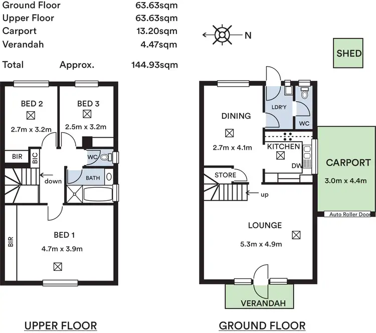 Floorplan of Homely townhouse listing, 10/28 Avenue Road, Frewville SA 5063