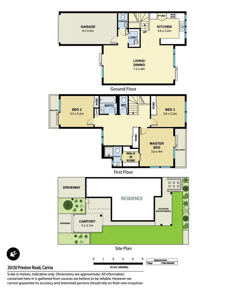 Floorplan of Homely townhouse listing, 20/20 Preston Road, Carina QLD 4152