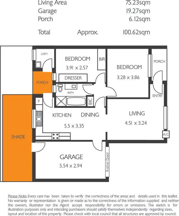 Floorplan of Homely unit listing, 2/11 Le Cornu Street, Broadview SA 5083