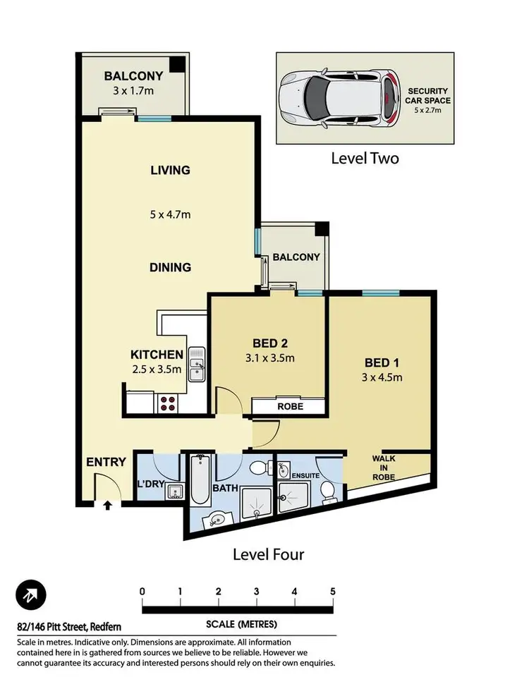 Floorplan of Homely apartment listing, 82/146 Pitt Street, Redfern NSW 2016