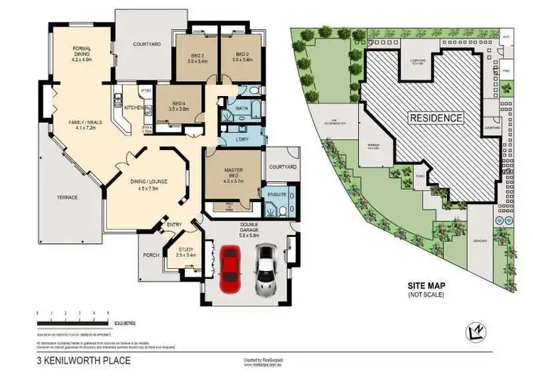 Floorplan of Homely house listing, 3 Kenilworth Place, Carindale QLD 4152